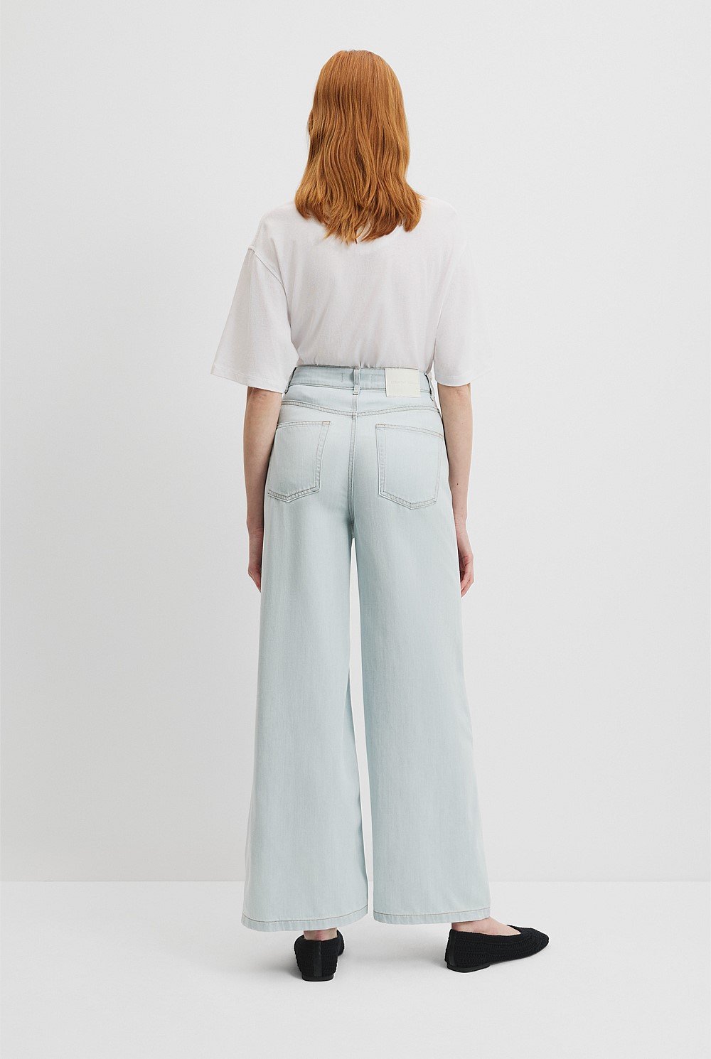 Soft Denim Wide Leg Jean