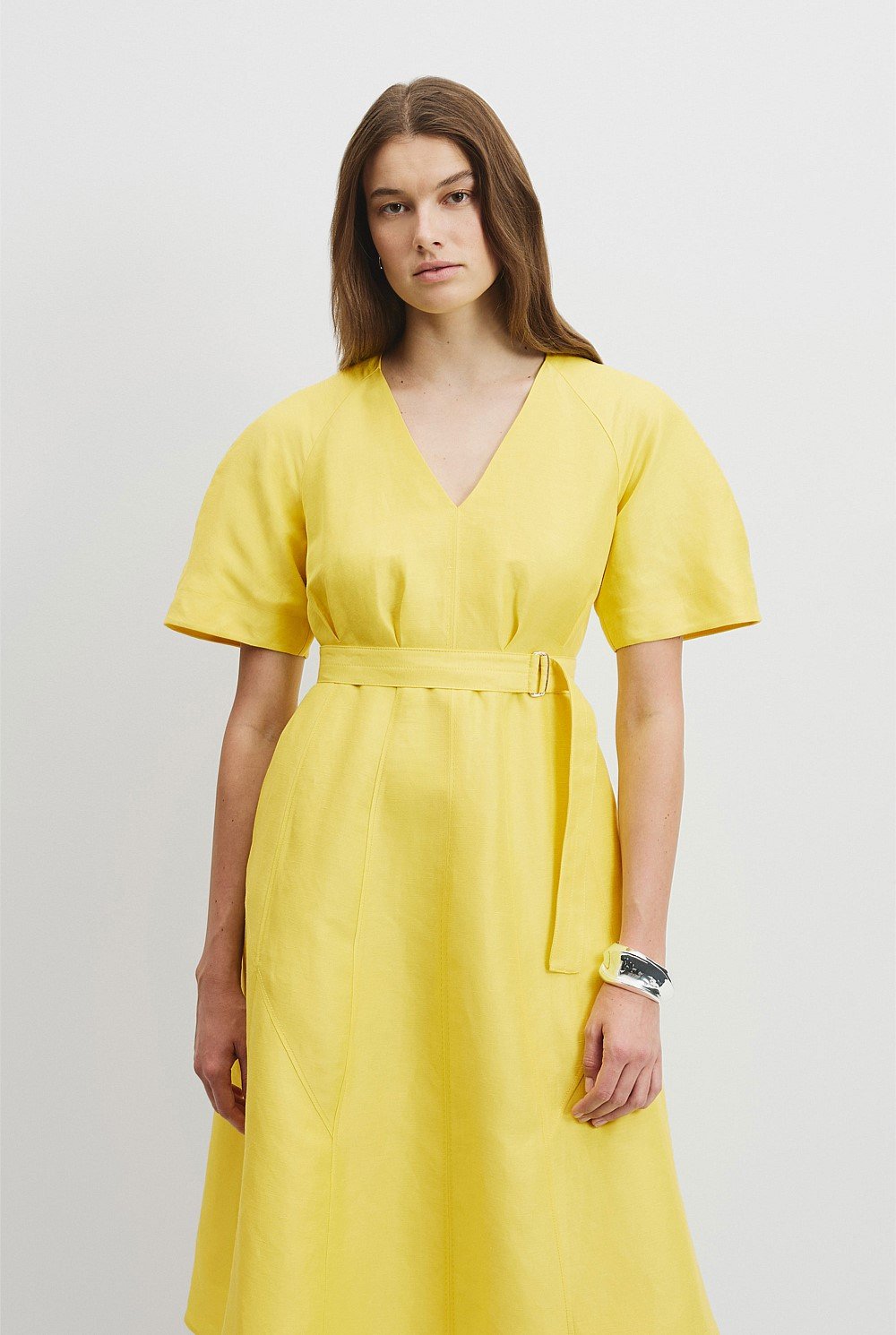 Panelled Midi Dress