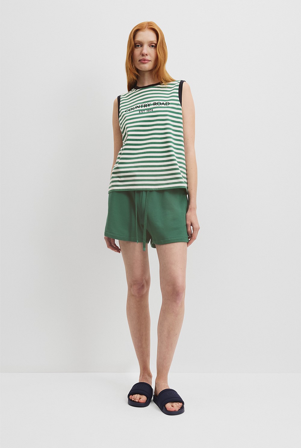 Verified Australian Cotton Est. 1974 Stripe Tank