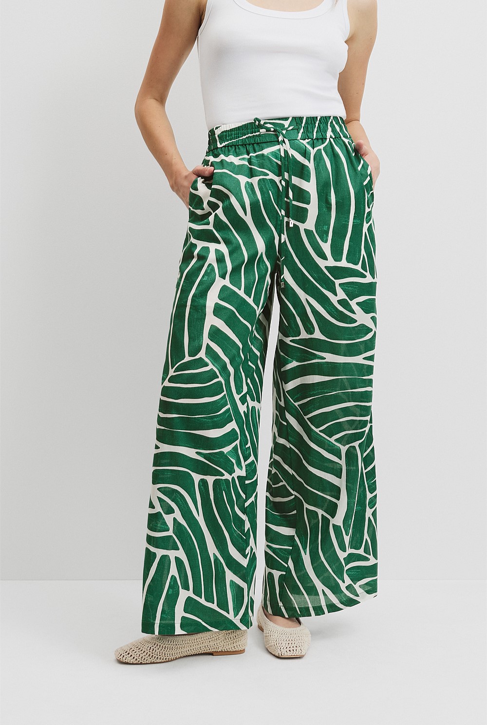 Australian Cotton Print Voile Pant