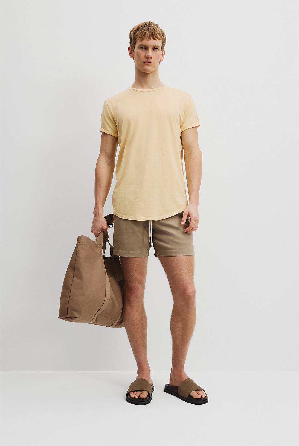 Australian Cotton Longline Garment Dyed T-Shirt