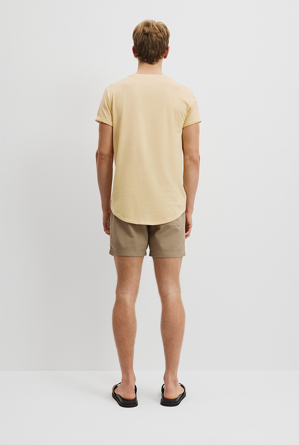 Australian Cotton Longline Garment Dyed T-Shirt