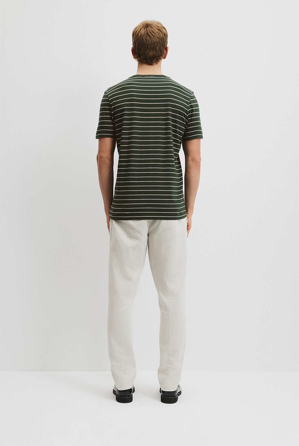 Pima Crew Stripe T-Shirt