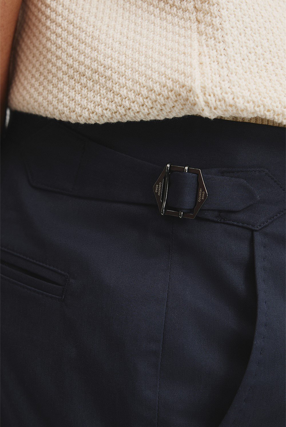 Organically Grown Cotton Strap Buckle Short