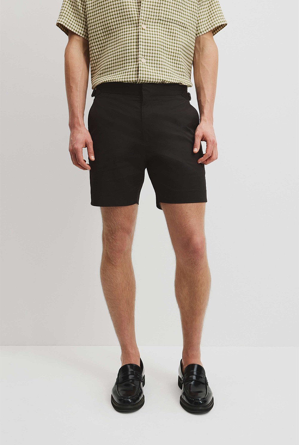 Organically Grown Cotton Strap Buckle Short