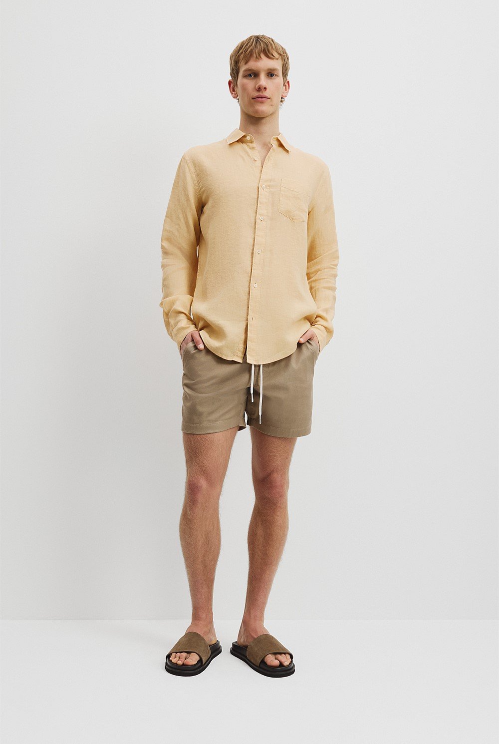 Regular Fit Organically Grown Linen Shirt