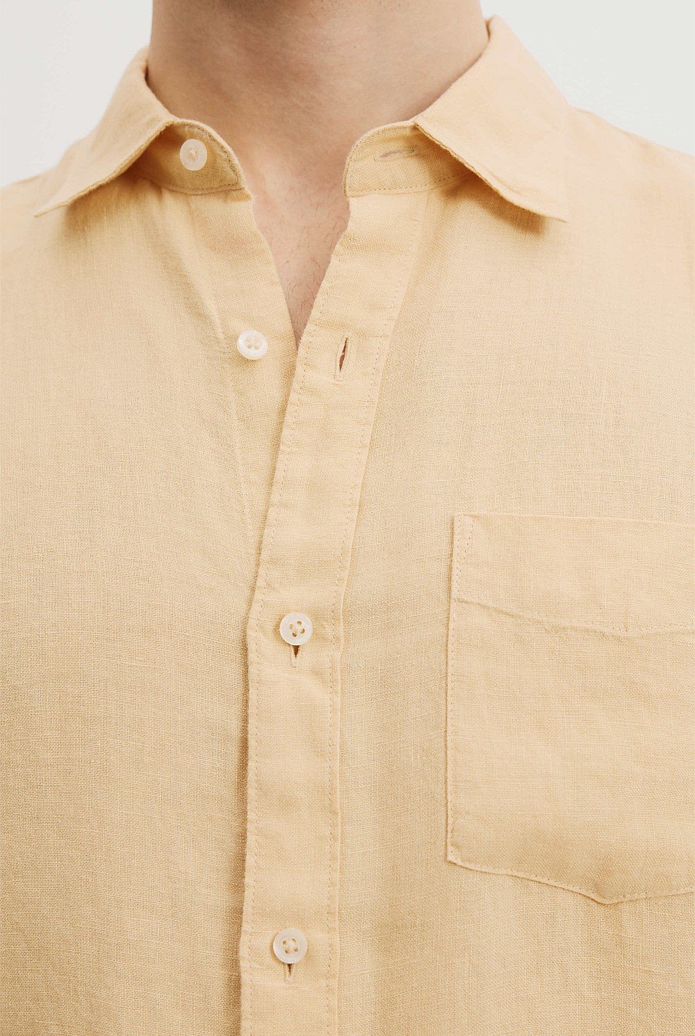 Regular Fit Organically Grown Linen Shirt