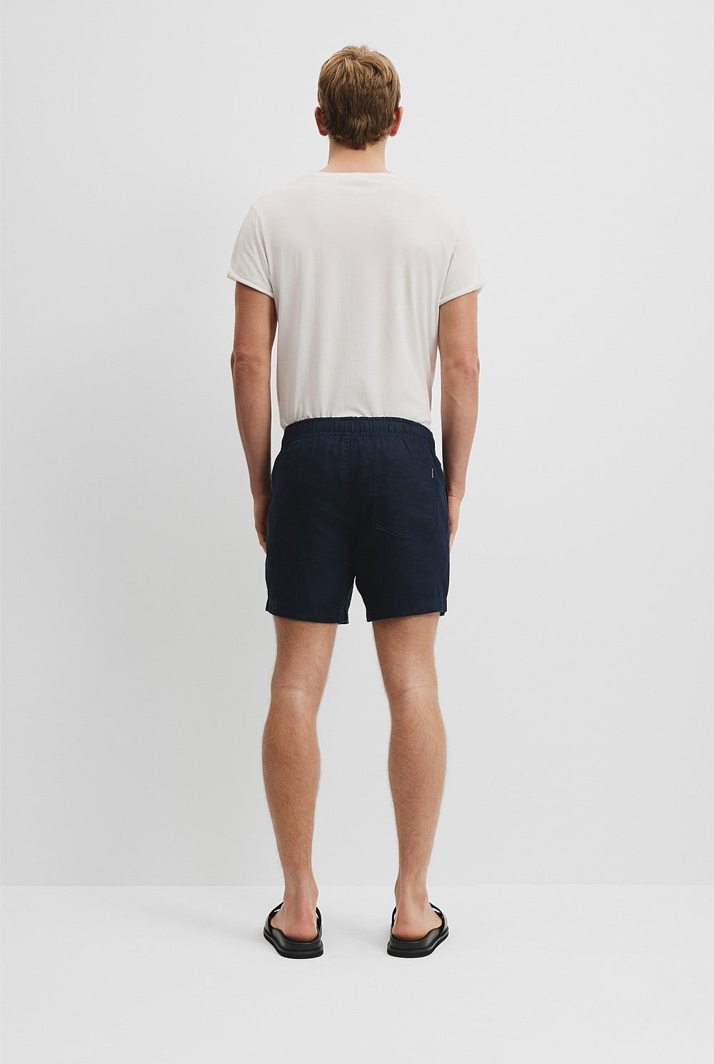 Organically Grown Linen Drawcord Short