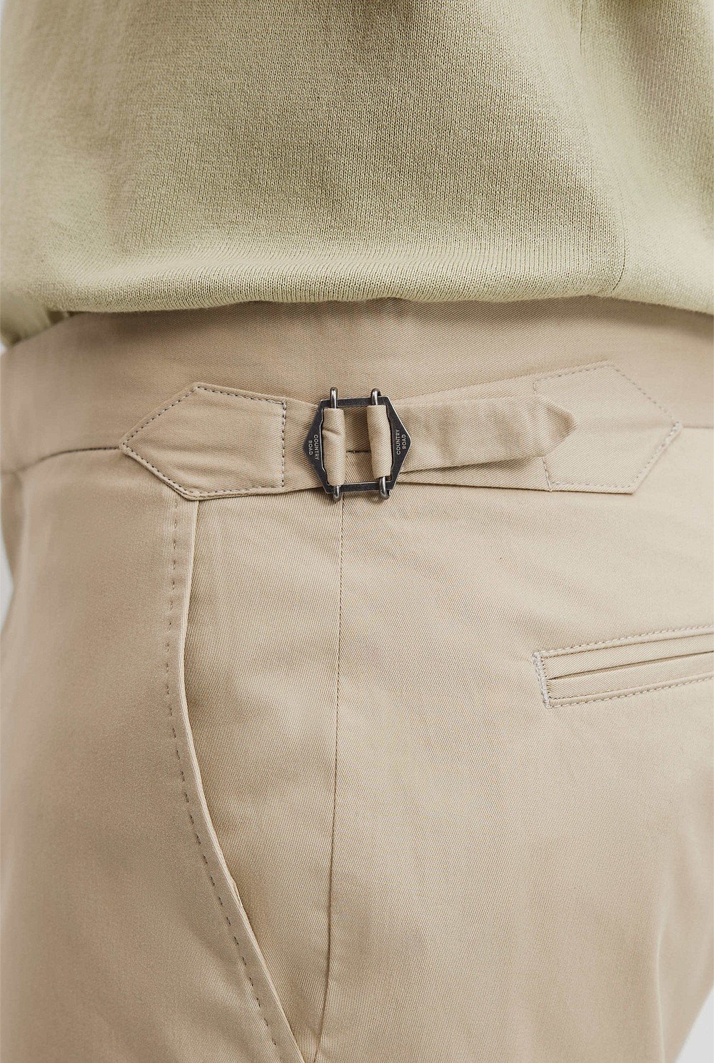 Organically Grown Cotton Strap Buckle Short