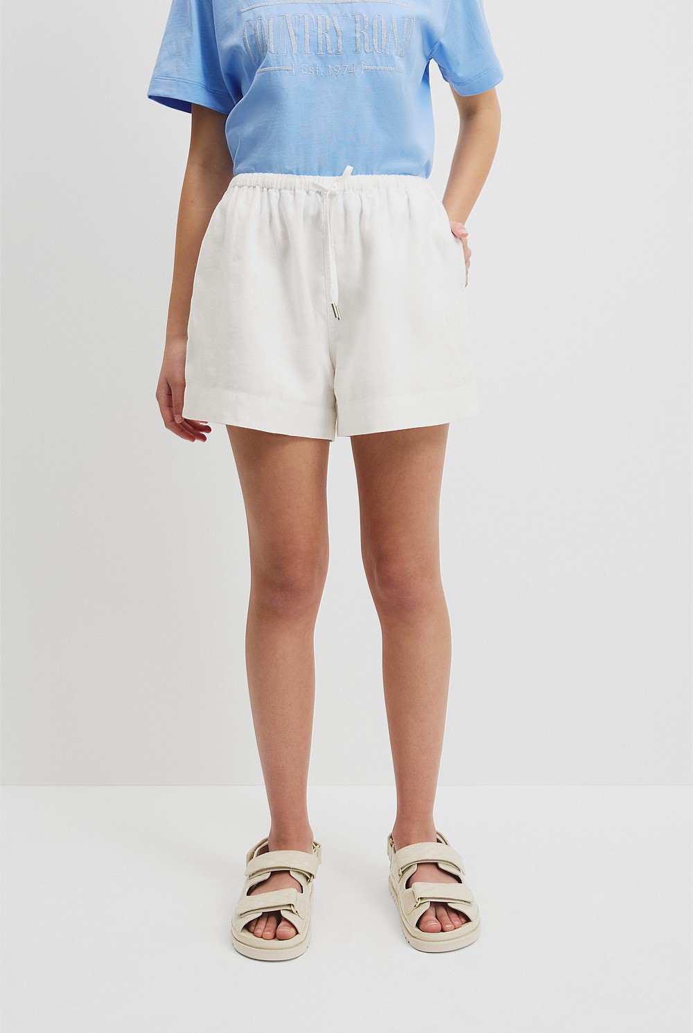 Teen Organically Grown Linen Short