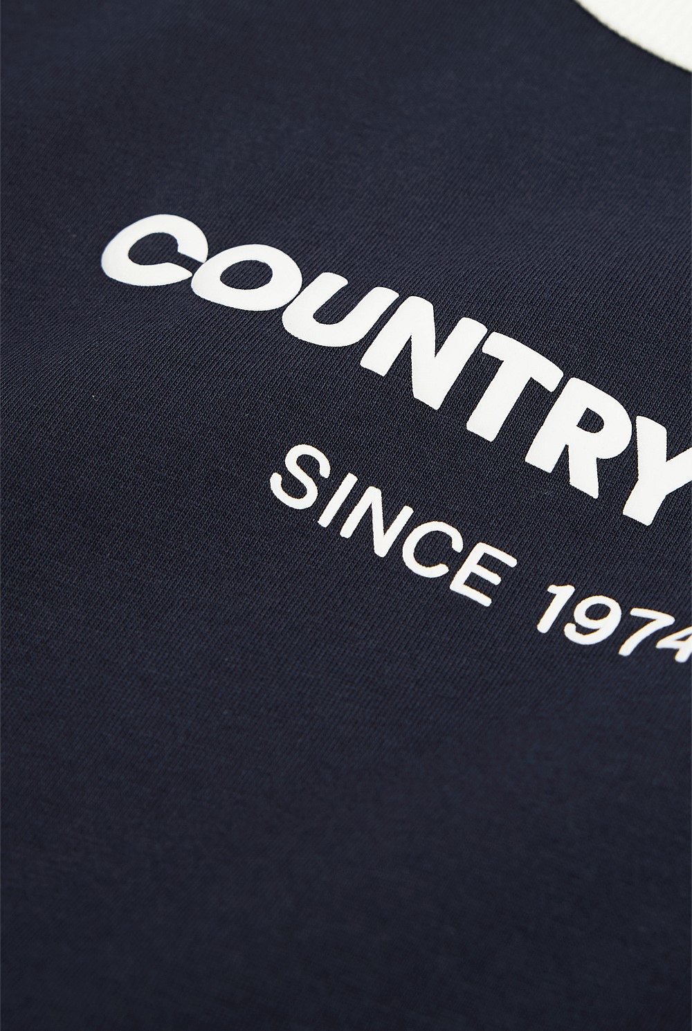 Australian Cotton Contrast Logo T-Shirt