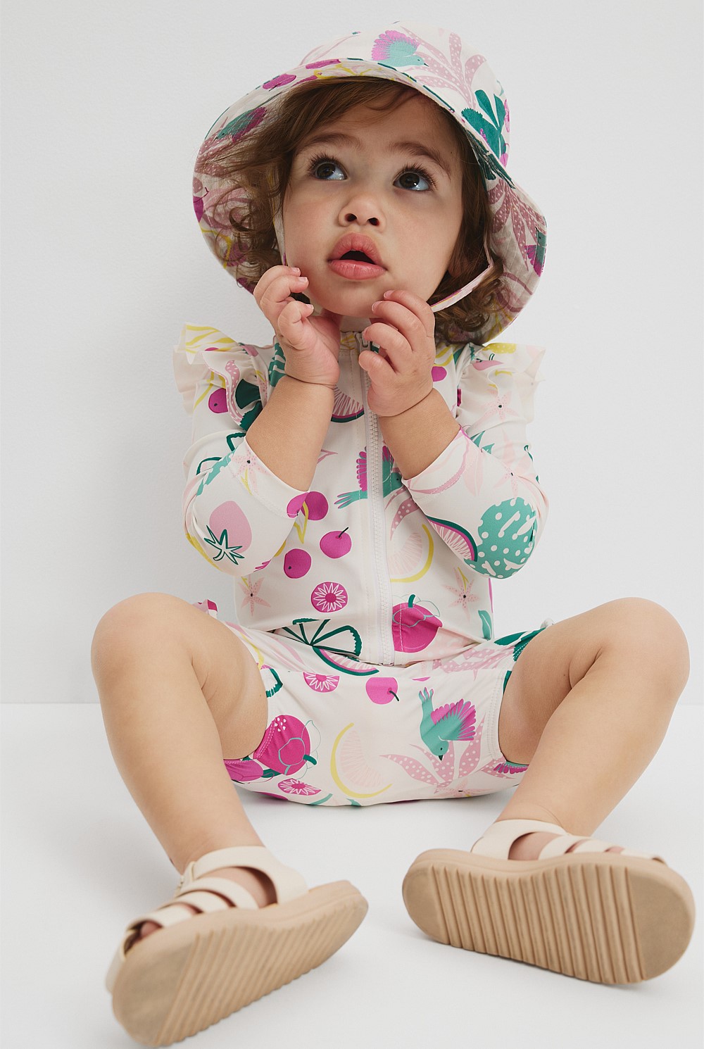 Baby Organically Grown Cotton Paradise Bucket Hat