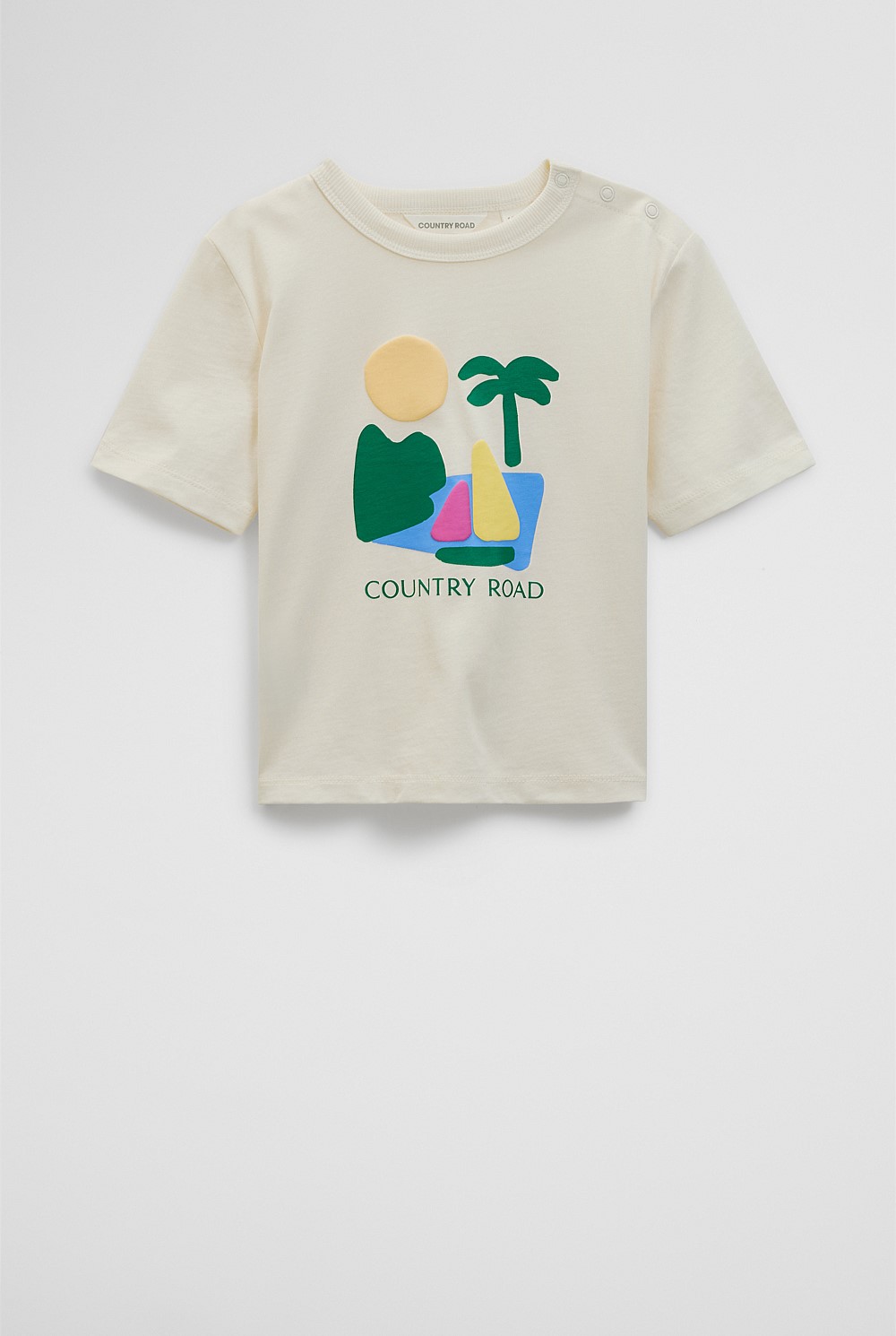 GOTS-Certified Organic Relaxed Palm T-Shirt