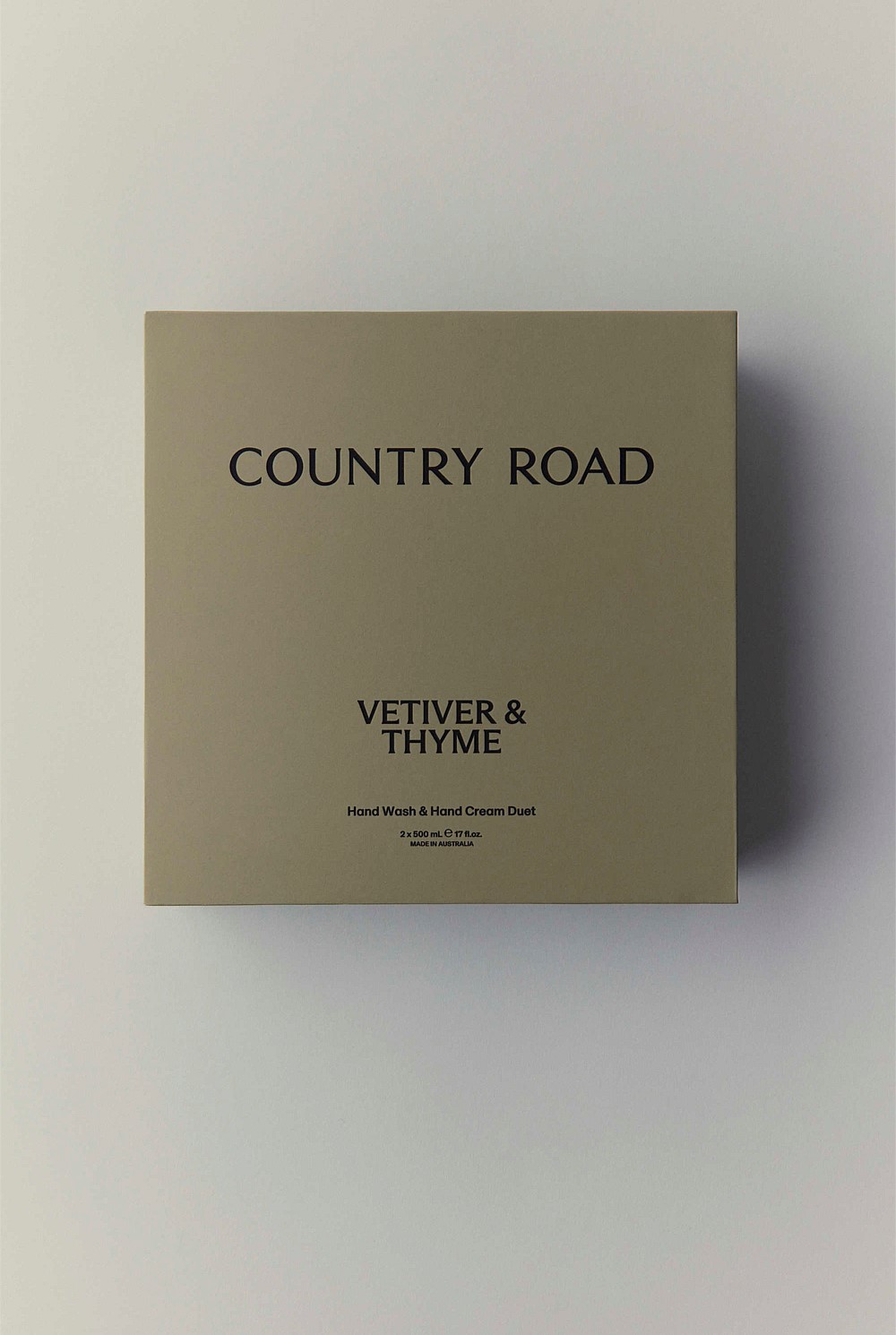 Australian Made Vetiver & Thyme Hand Care Duet