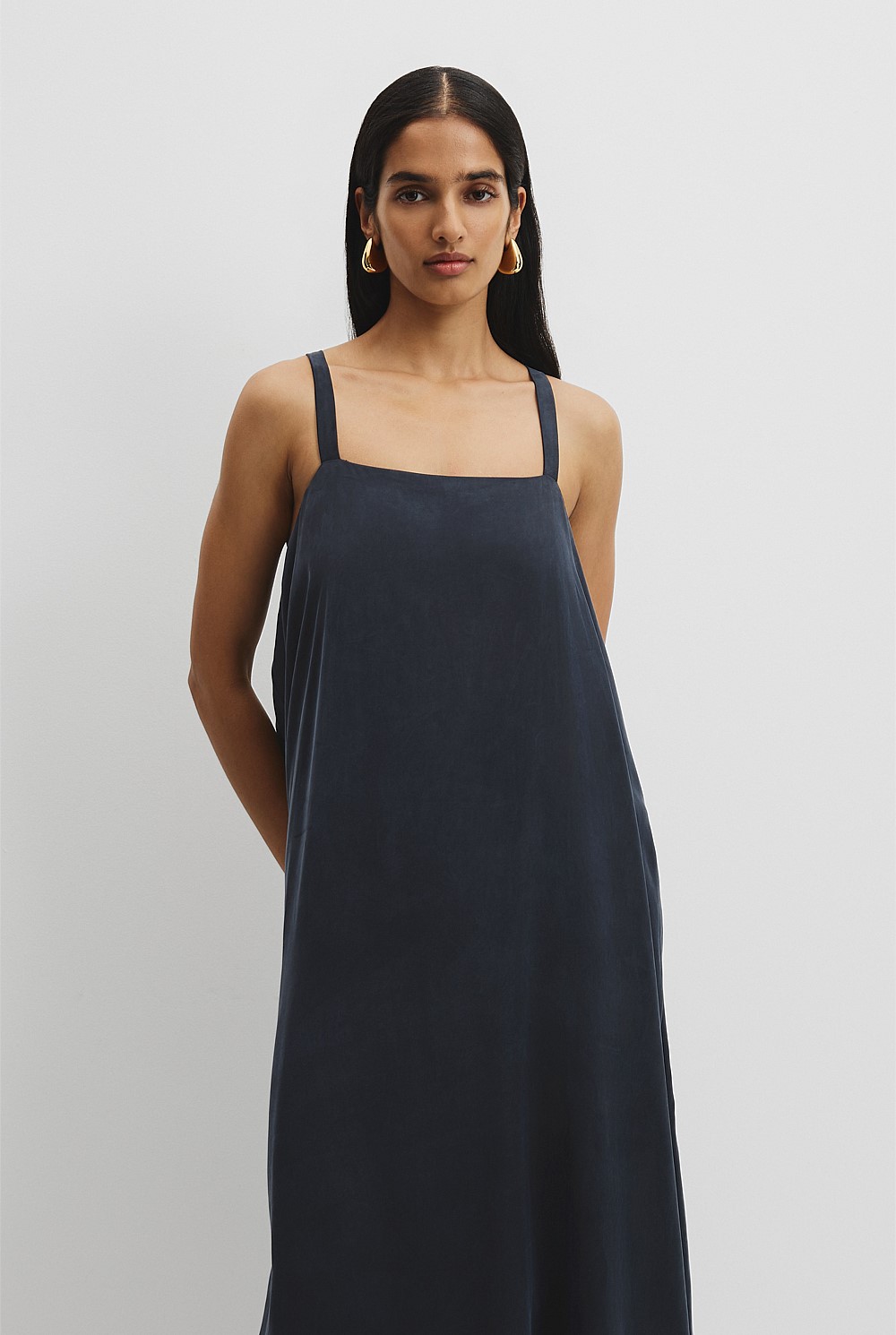 CR X RE-kin-DLE Fluid Slip Dress