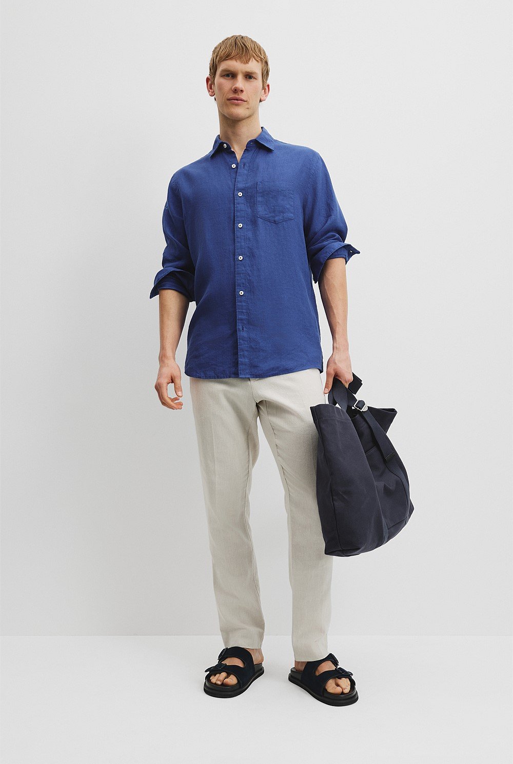 Regular Fit Organically Grown Linen Shirt