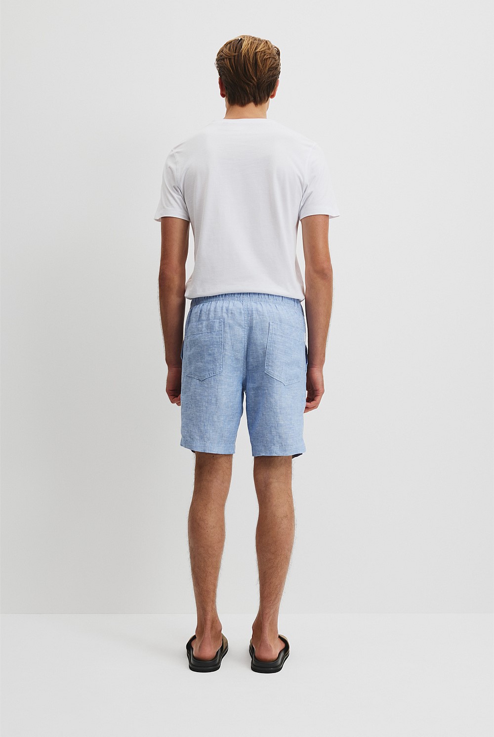 Organically Grown Linen Drawcord Short