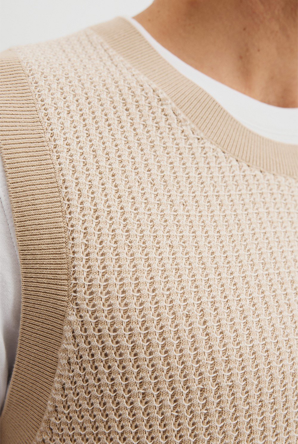 Australian Cotton Textured Knit Tank