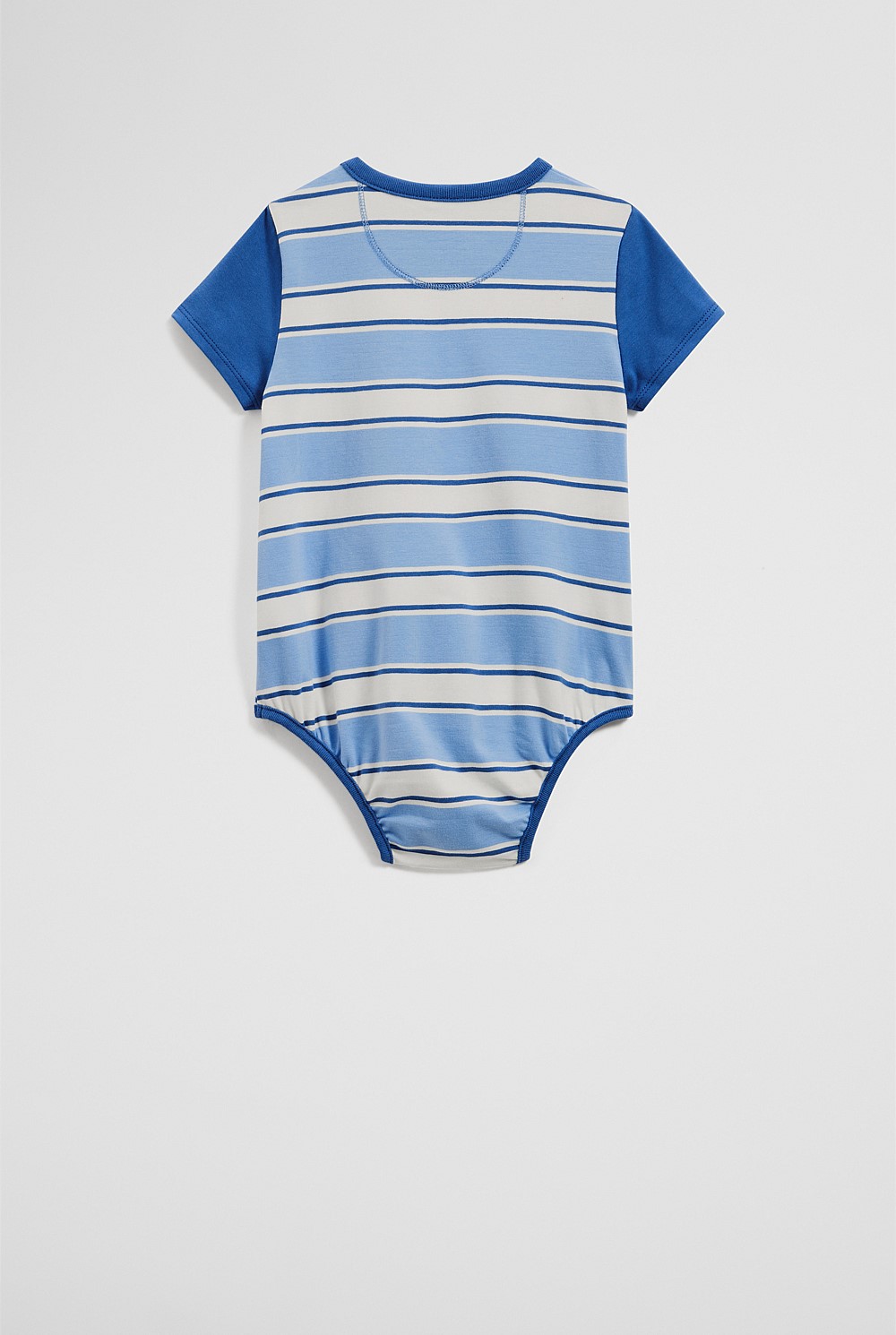 Organically Grown Cotton Country Road 74 Stripe Bodysuit