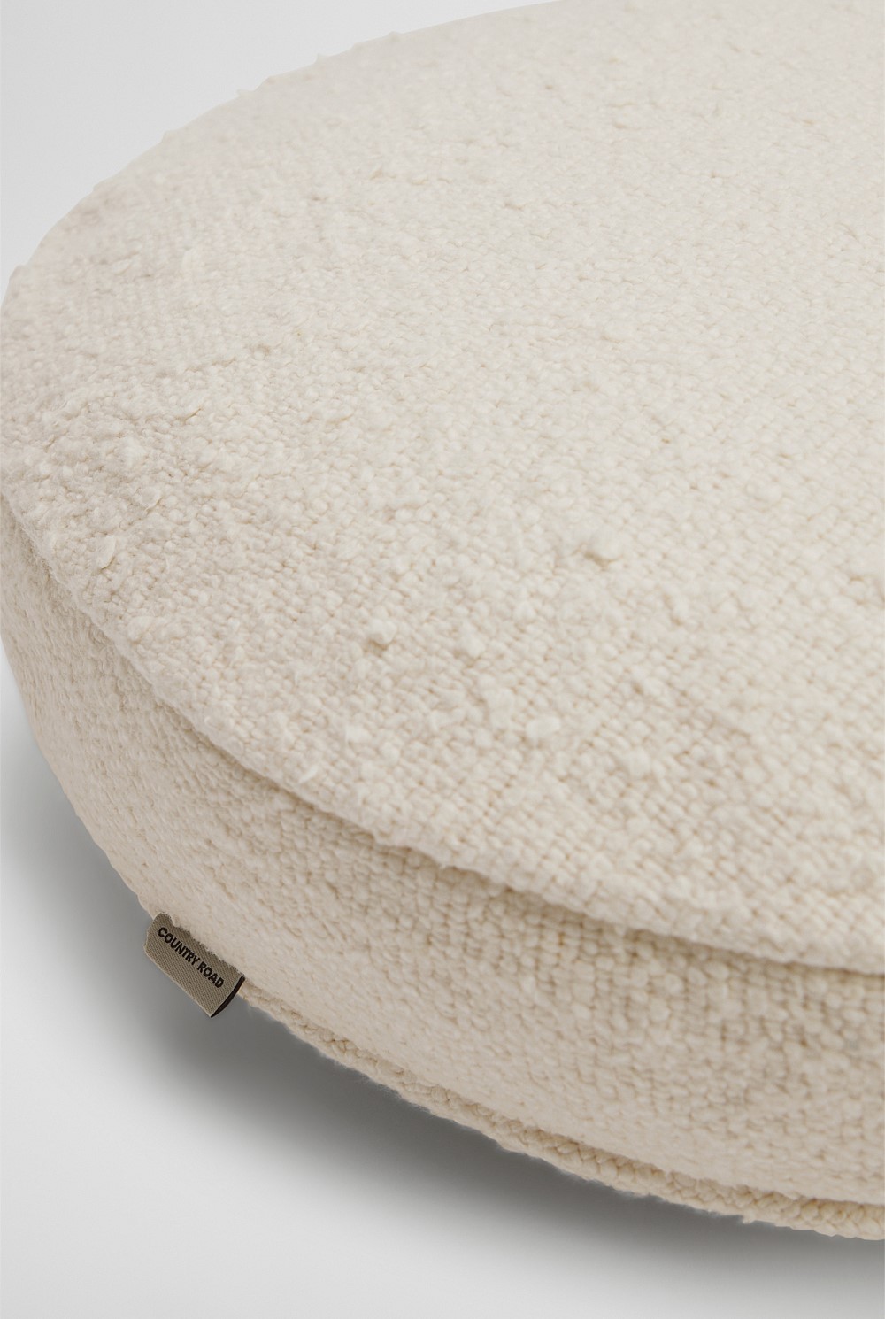 Marley Organically Grown Cotton 40x40x6 Round Cushion