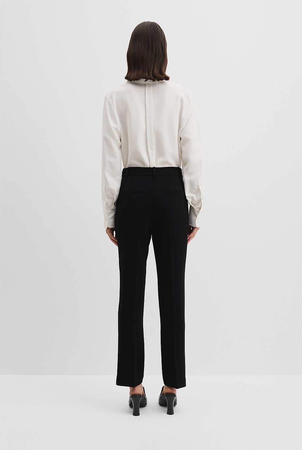 Slim Leg Woven Pant