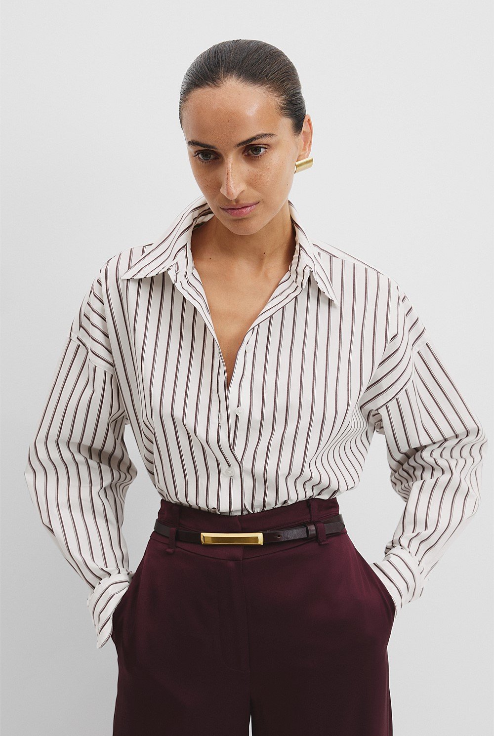 Australian Cotton Multi Stripe Shirt