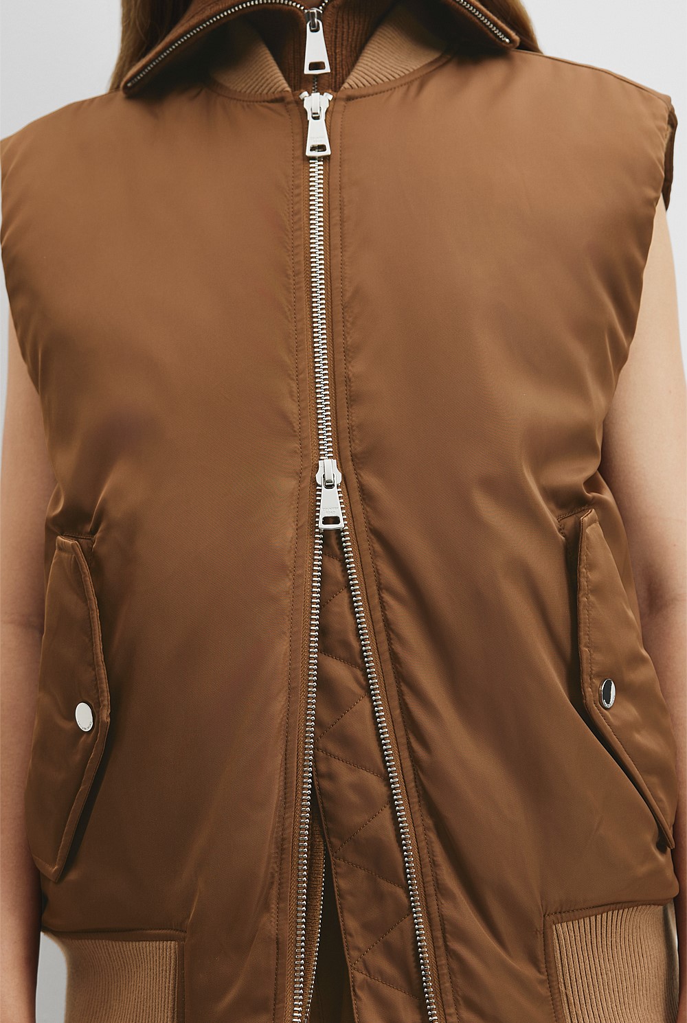 Sleeveless Bomber