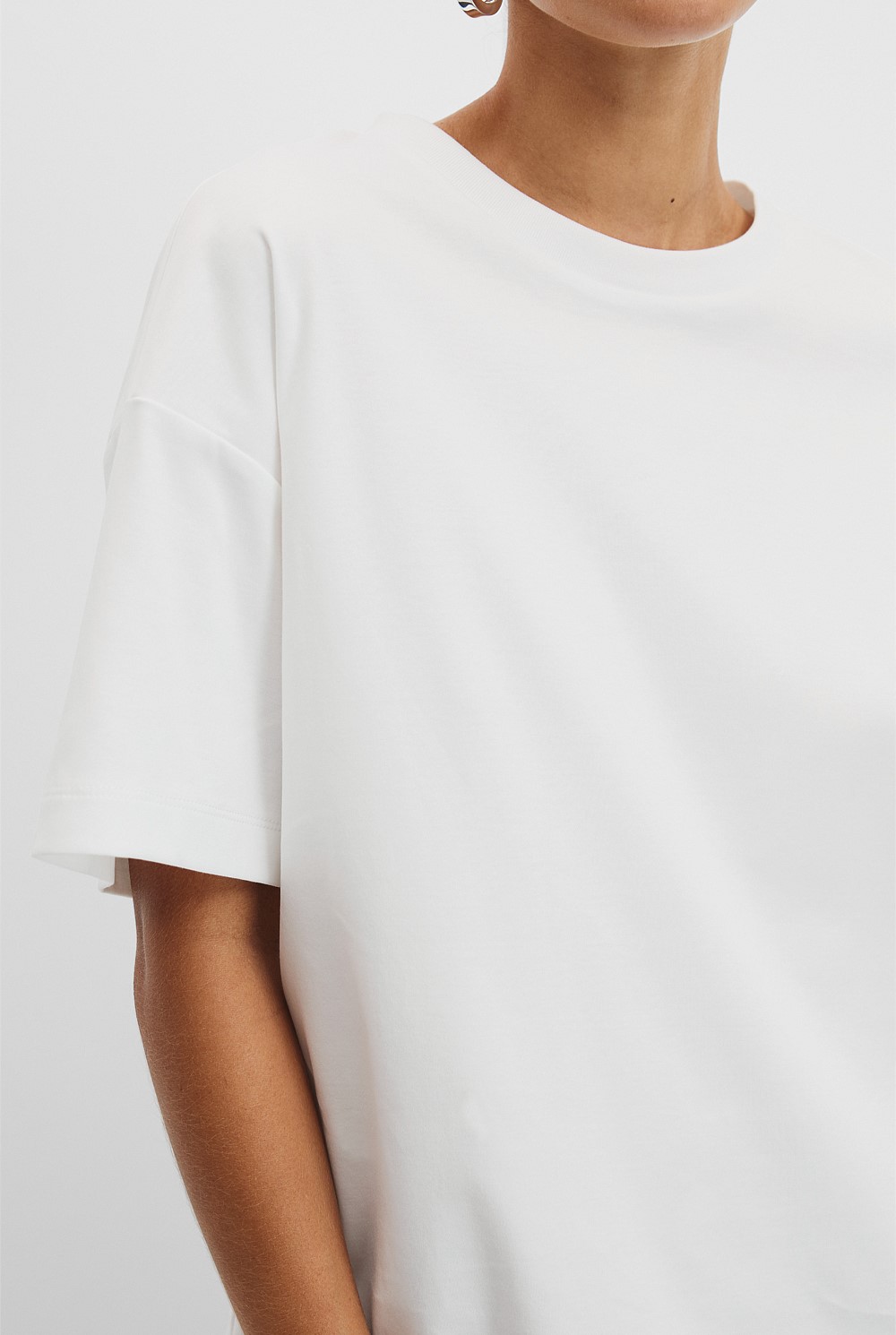 Australian Cotton Oversized Cotton T-Shirt