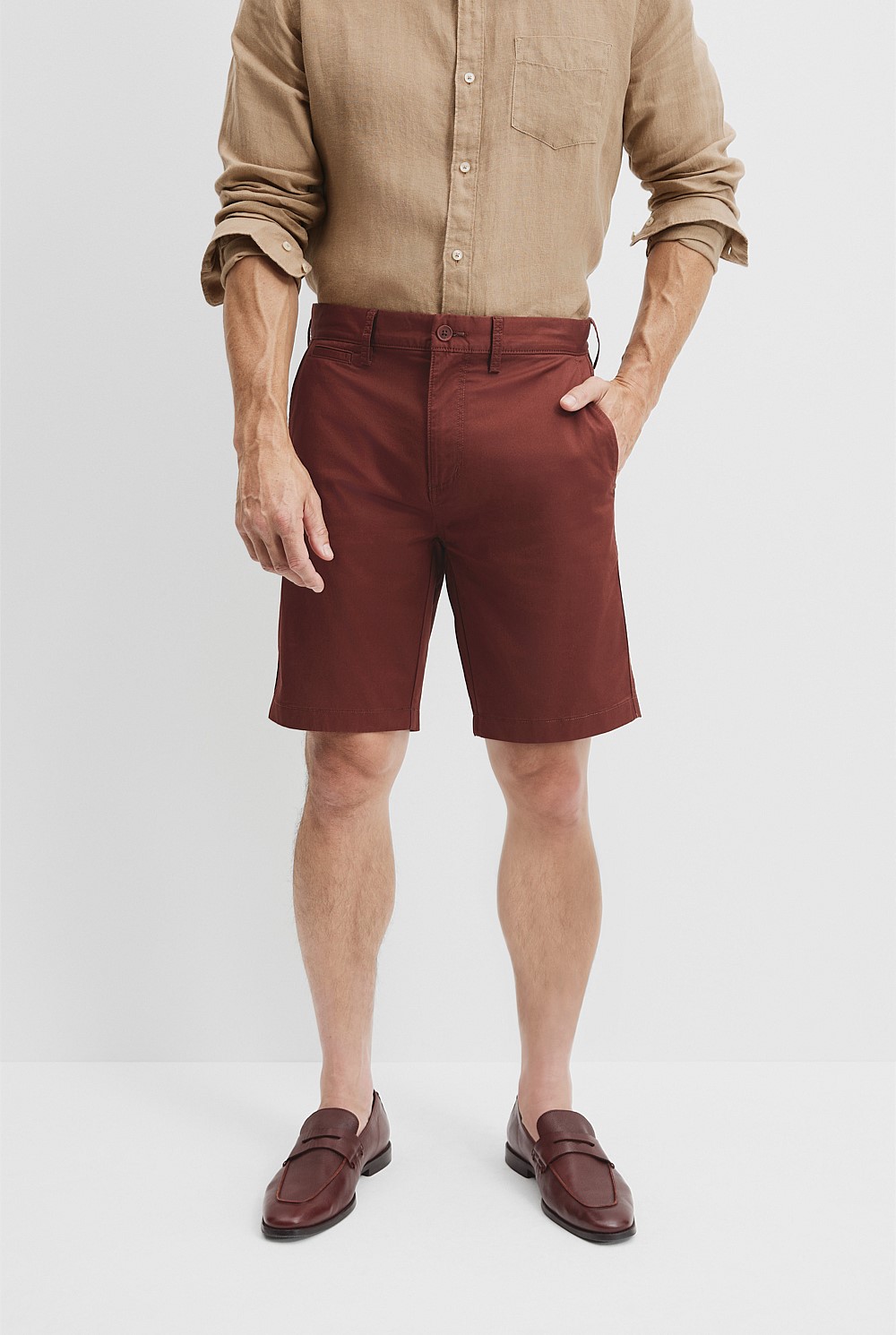 Verified Australian Cotton Stretch Chino Short