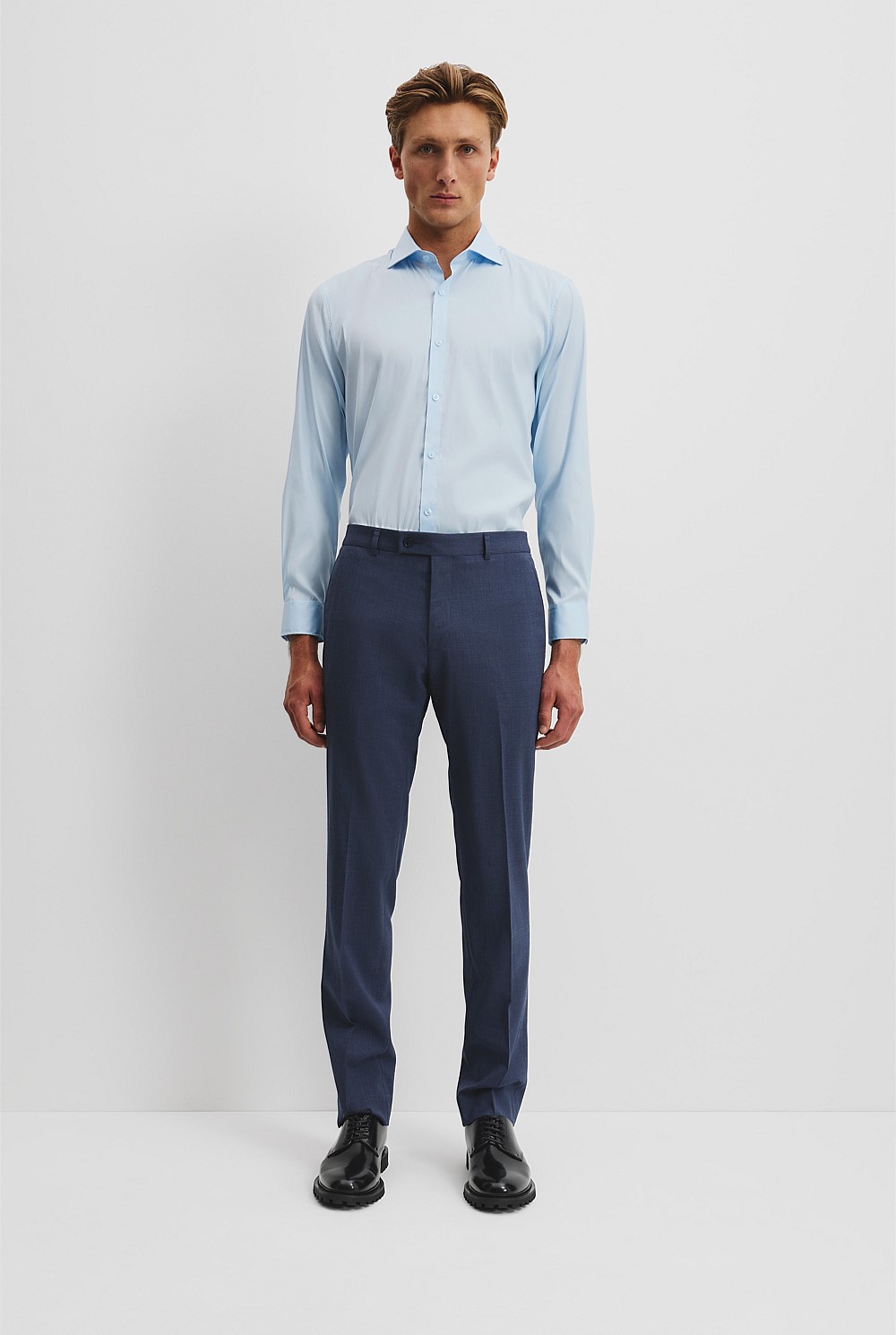 Regular Fit Italian-Woven Wool Pant