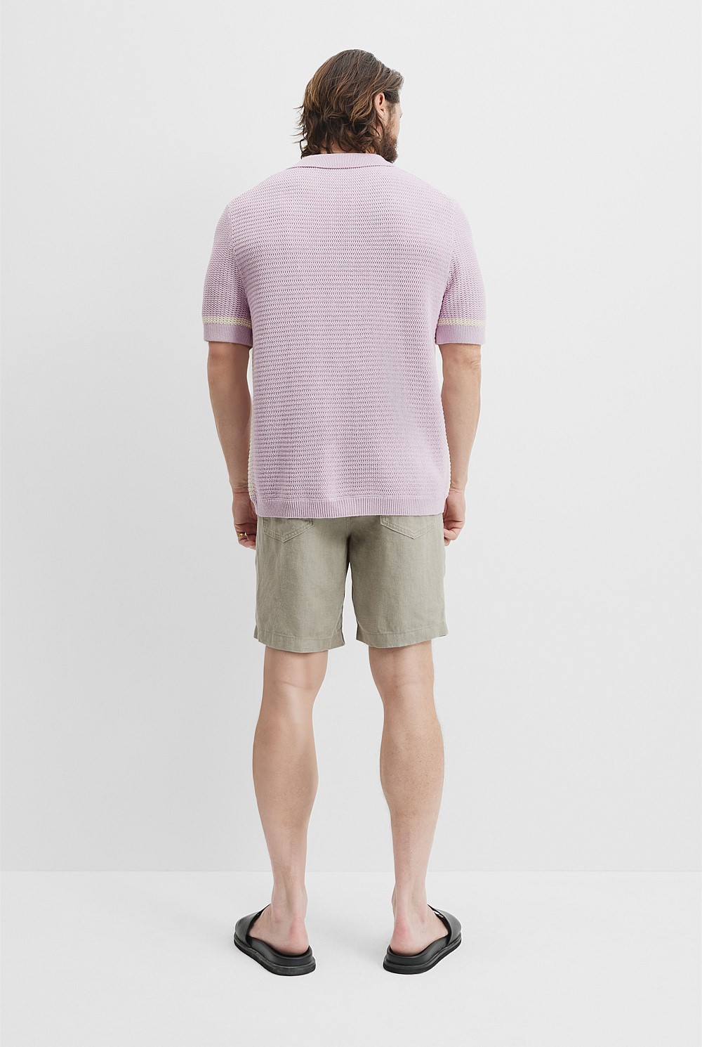 Australian Cotton Textured Knit Shirt