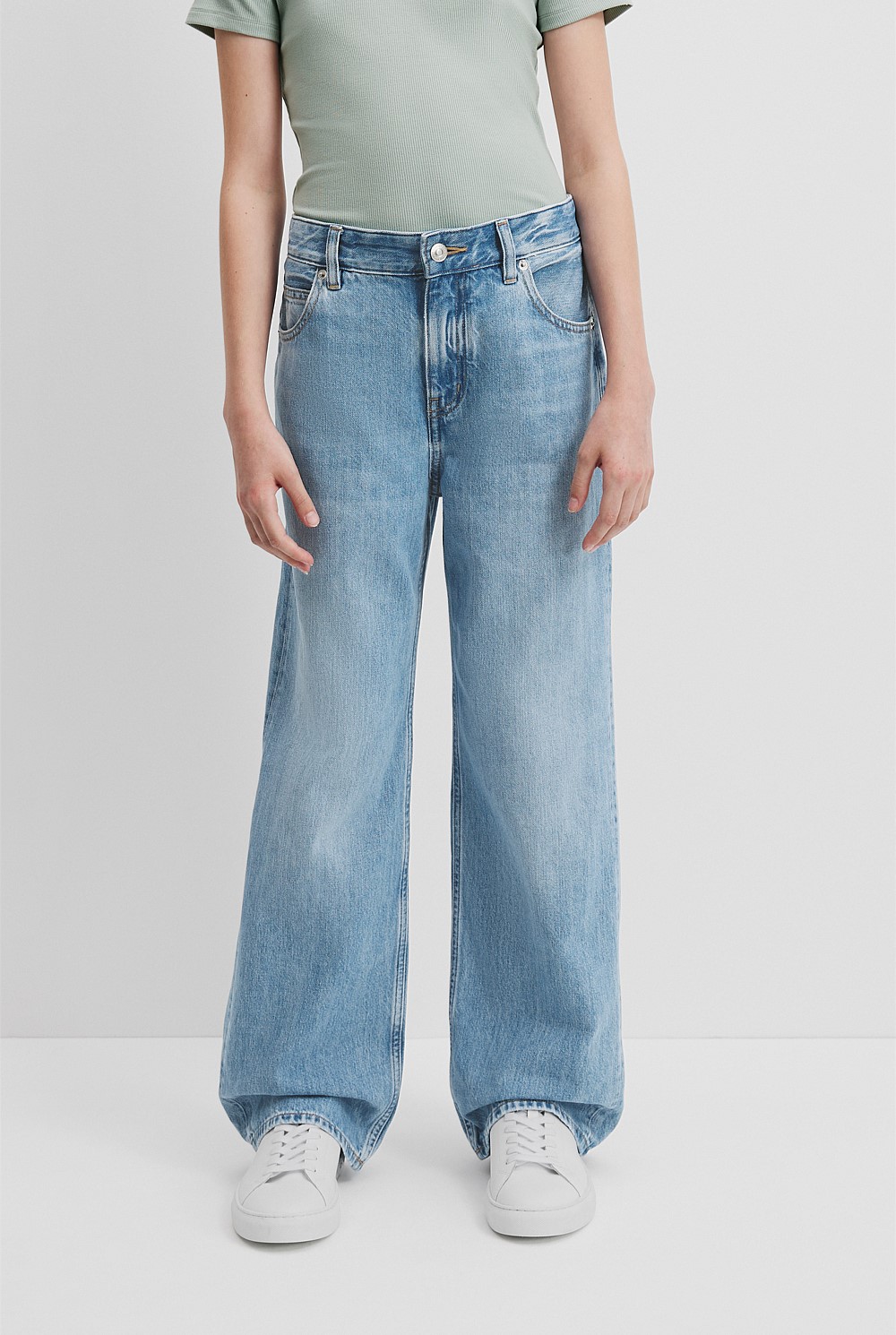 Teen Mid Rise Straight Jean