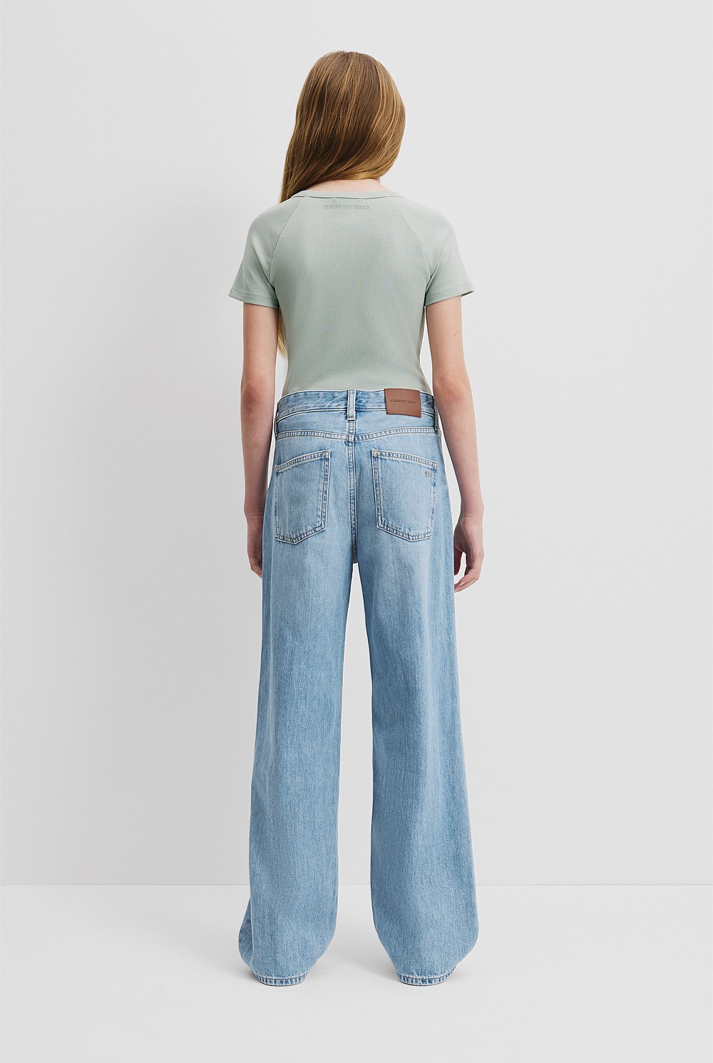 Teen Mid Rise Straight Jean