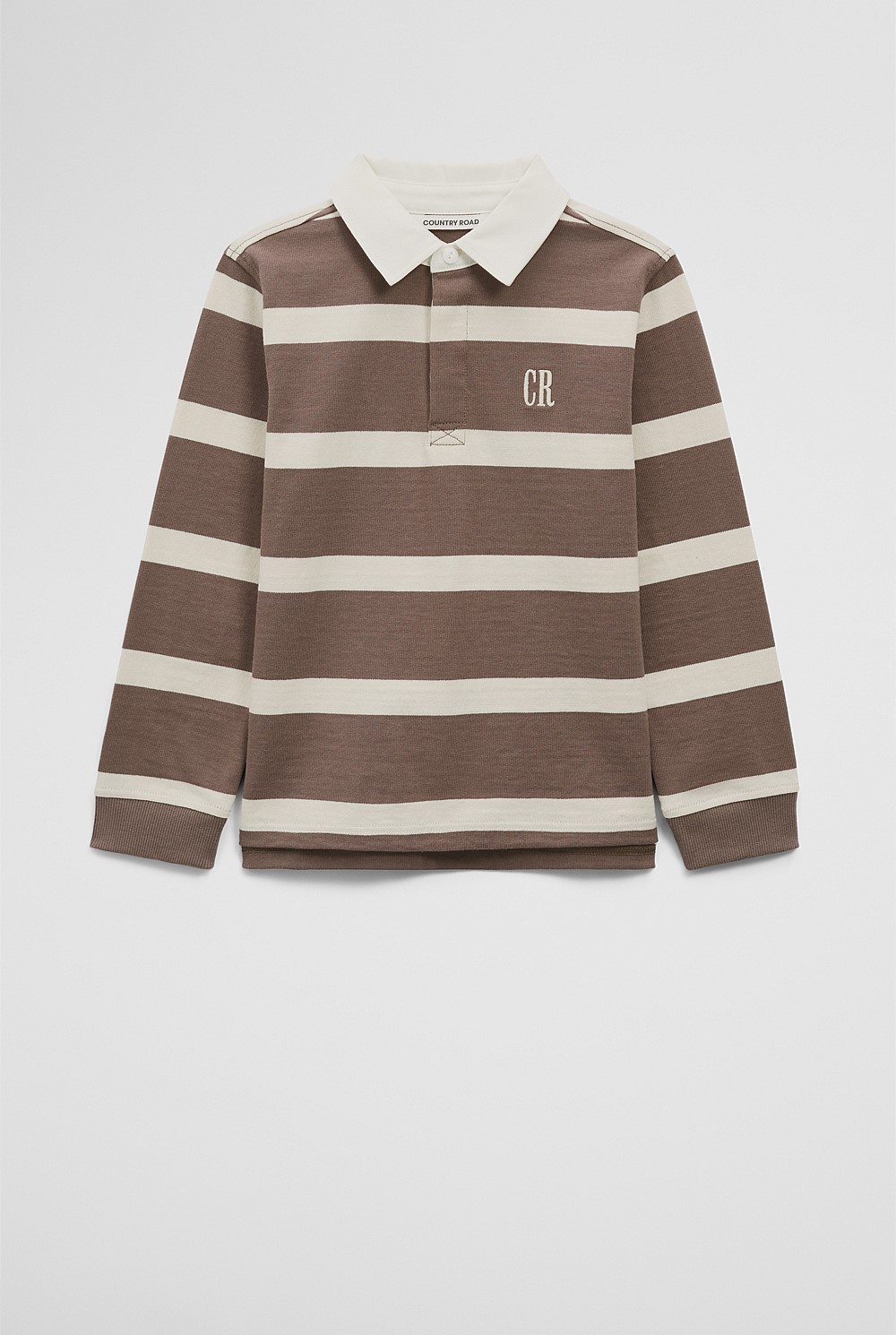 Organically Grown Cotton Stripe Rugby Top