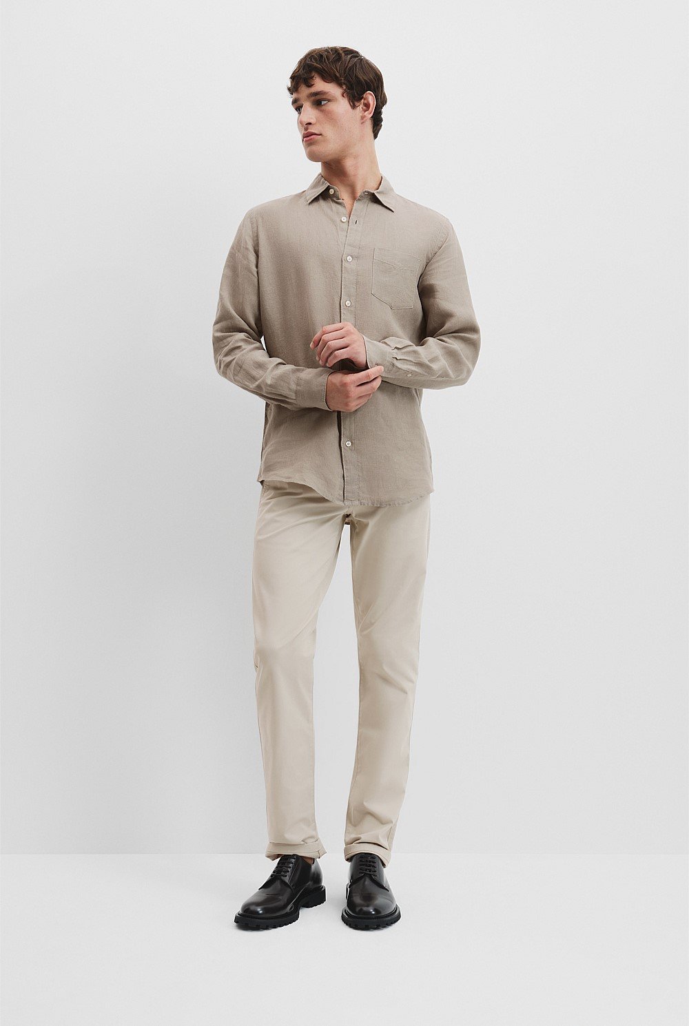 Regular Fit Organically Grown Linen Shirt