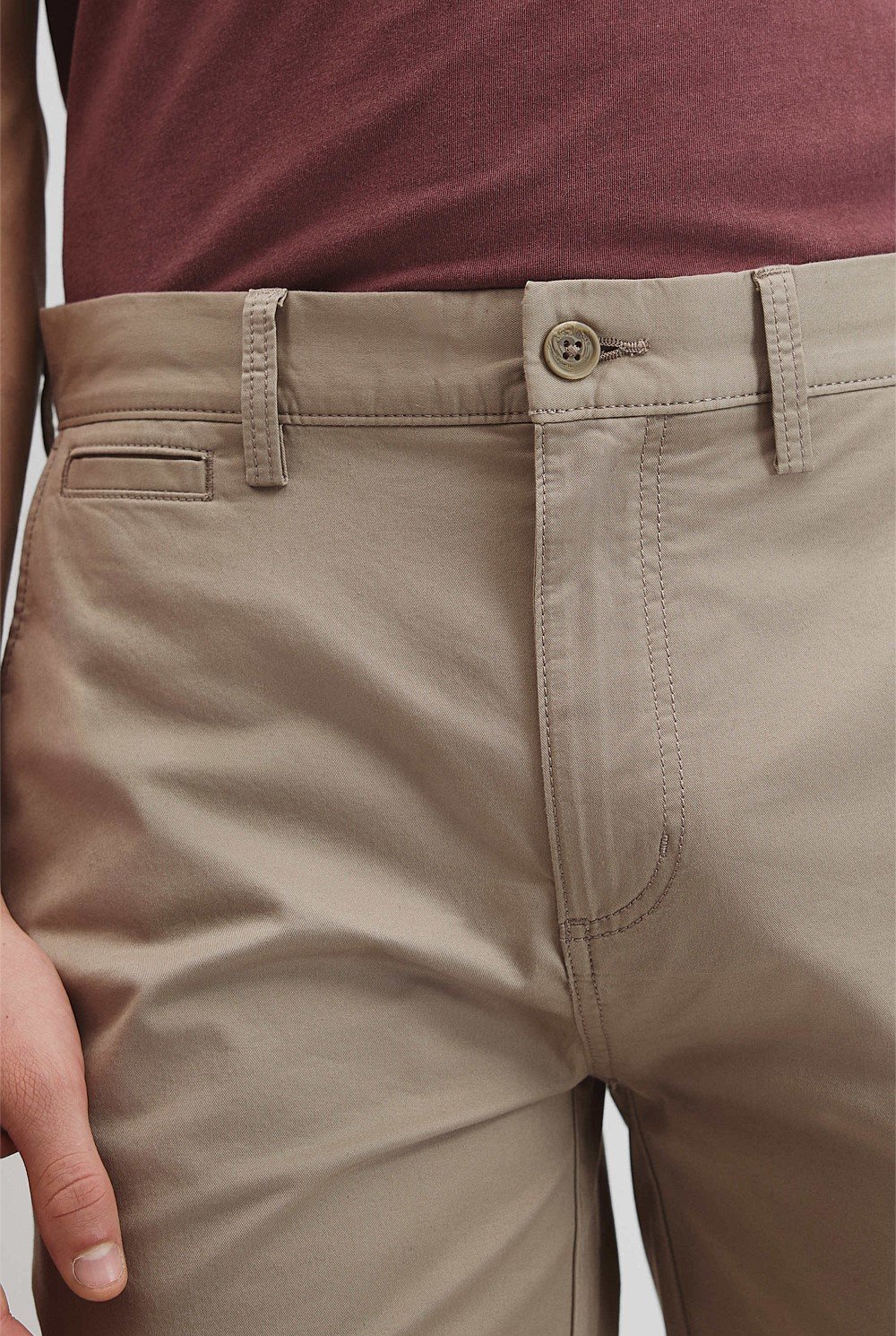 Verified Australian Cotton Stretch Chino Short