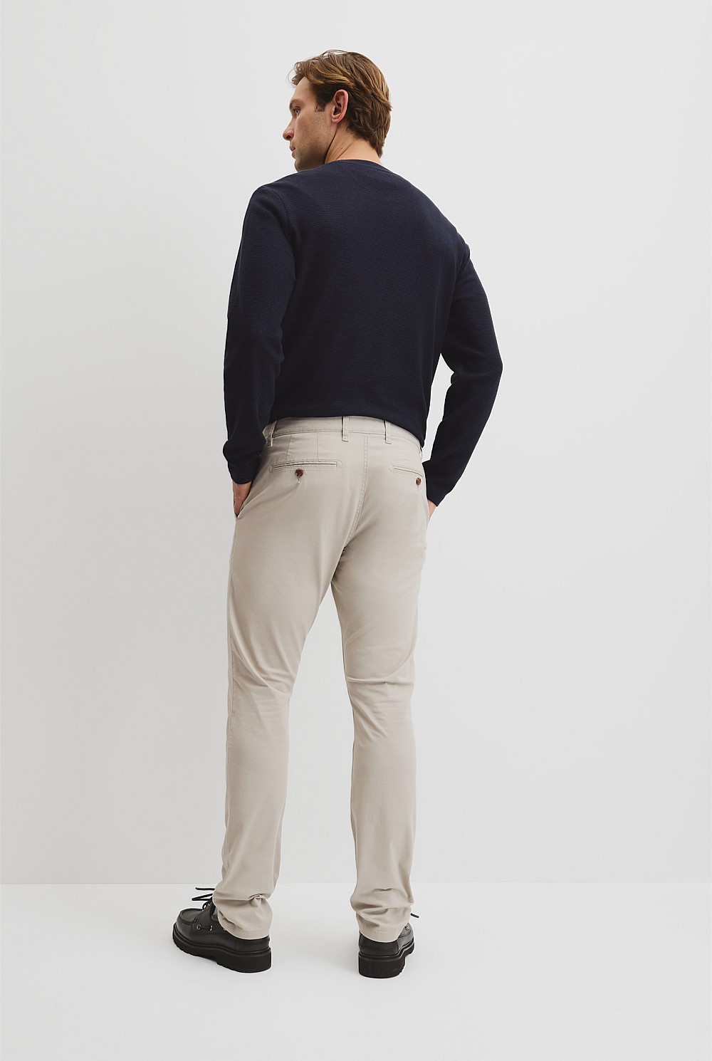 Australian Cotton Slim Fit Stretch Chino