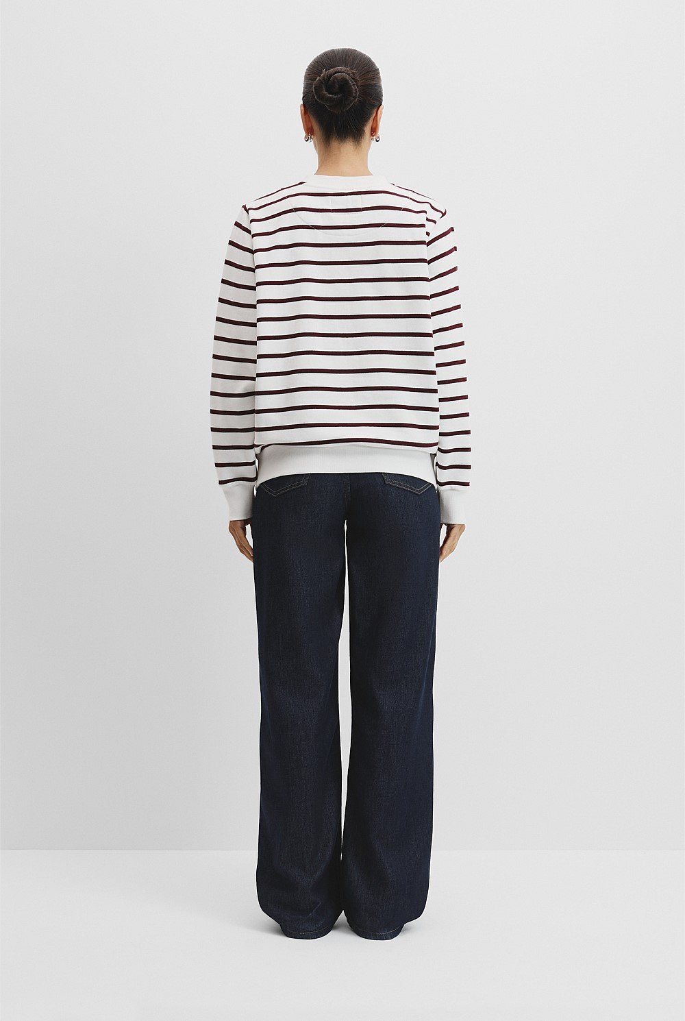 Verified Australian Cotton Stripe Heritage Sweat