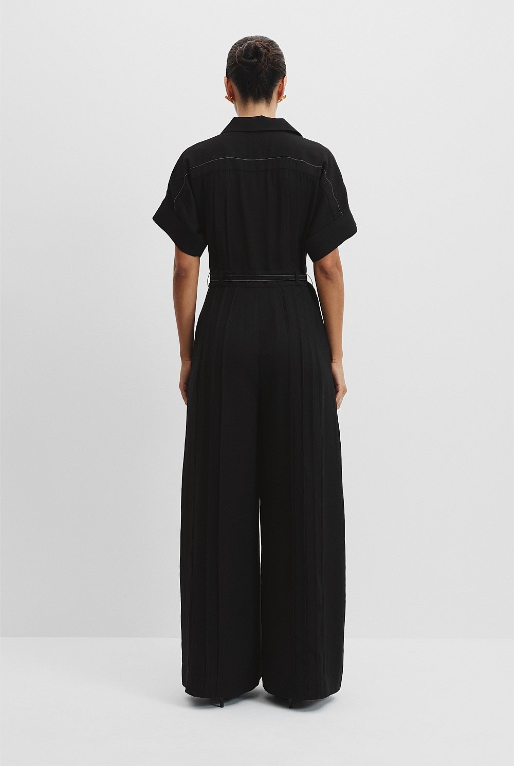 Pleat Detail Jumpsuit