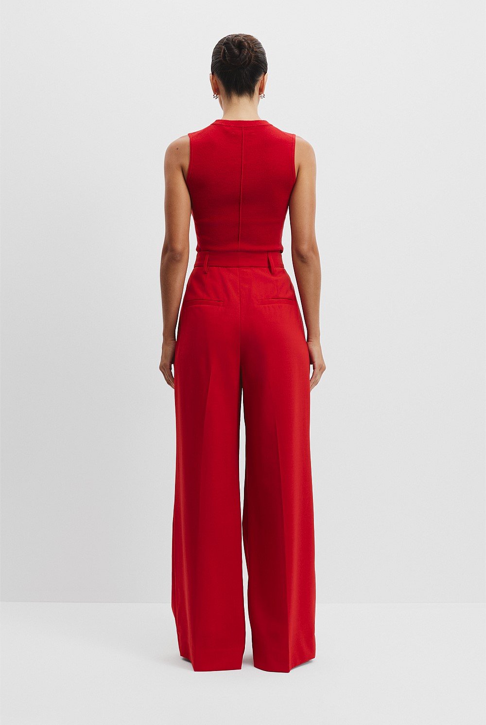 Pleat Wool Pant