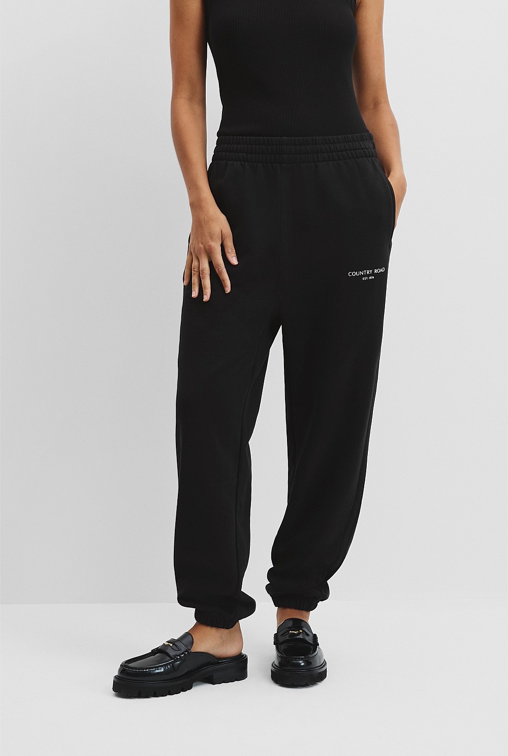 Australian Cotton Logo Track Pant