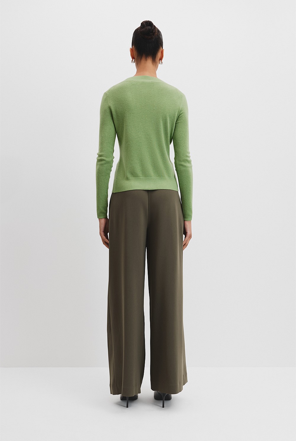 Australian Merino Wool Silk Cardigan
