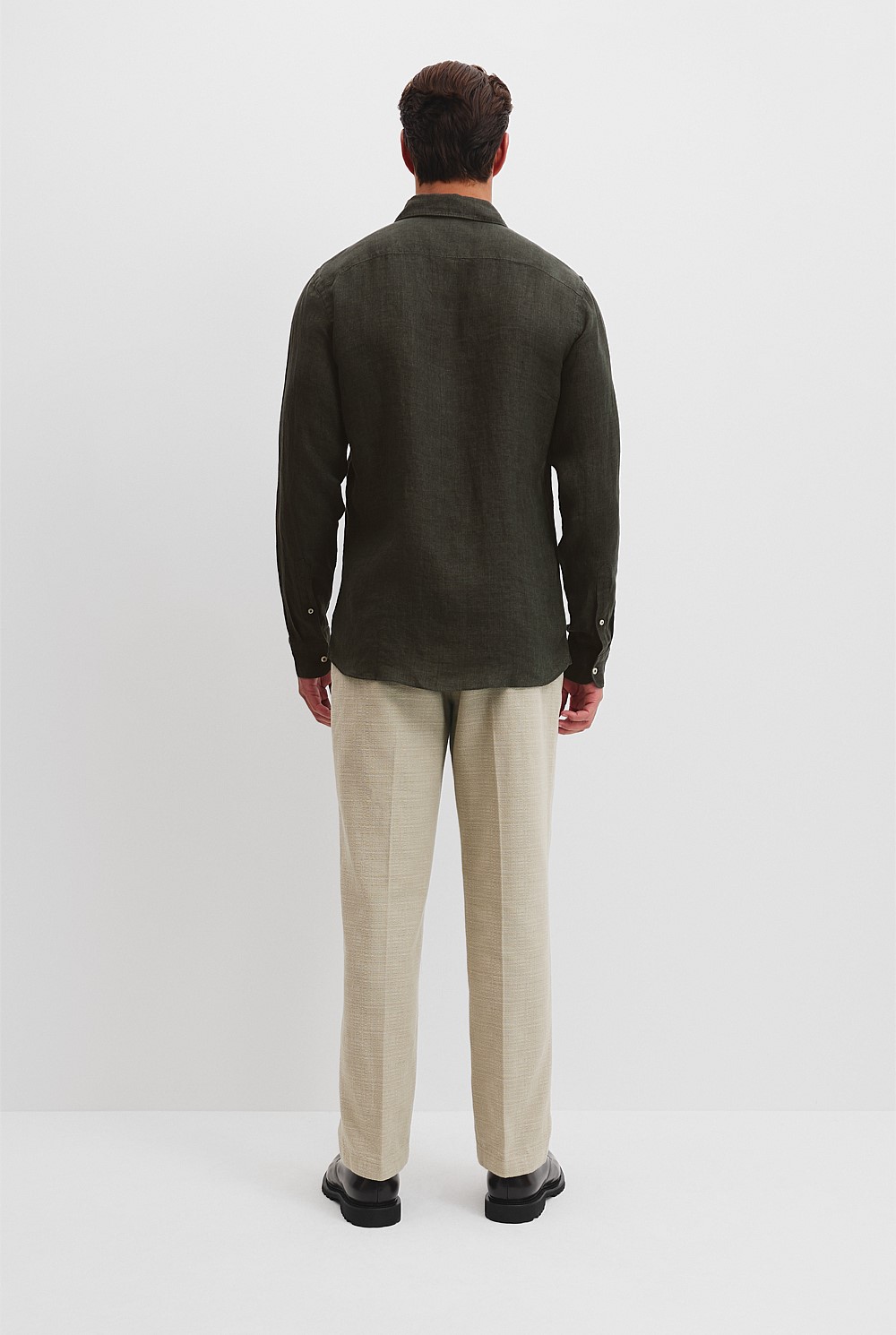 Regular Fit Organically Grown Delave Linen Shirt