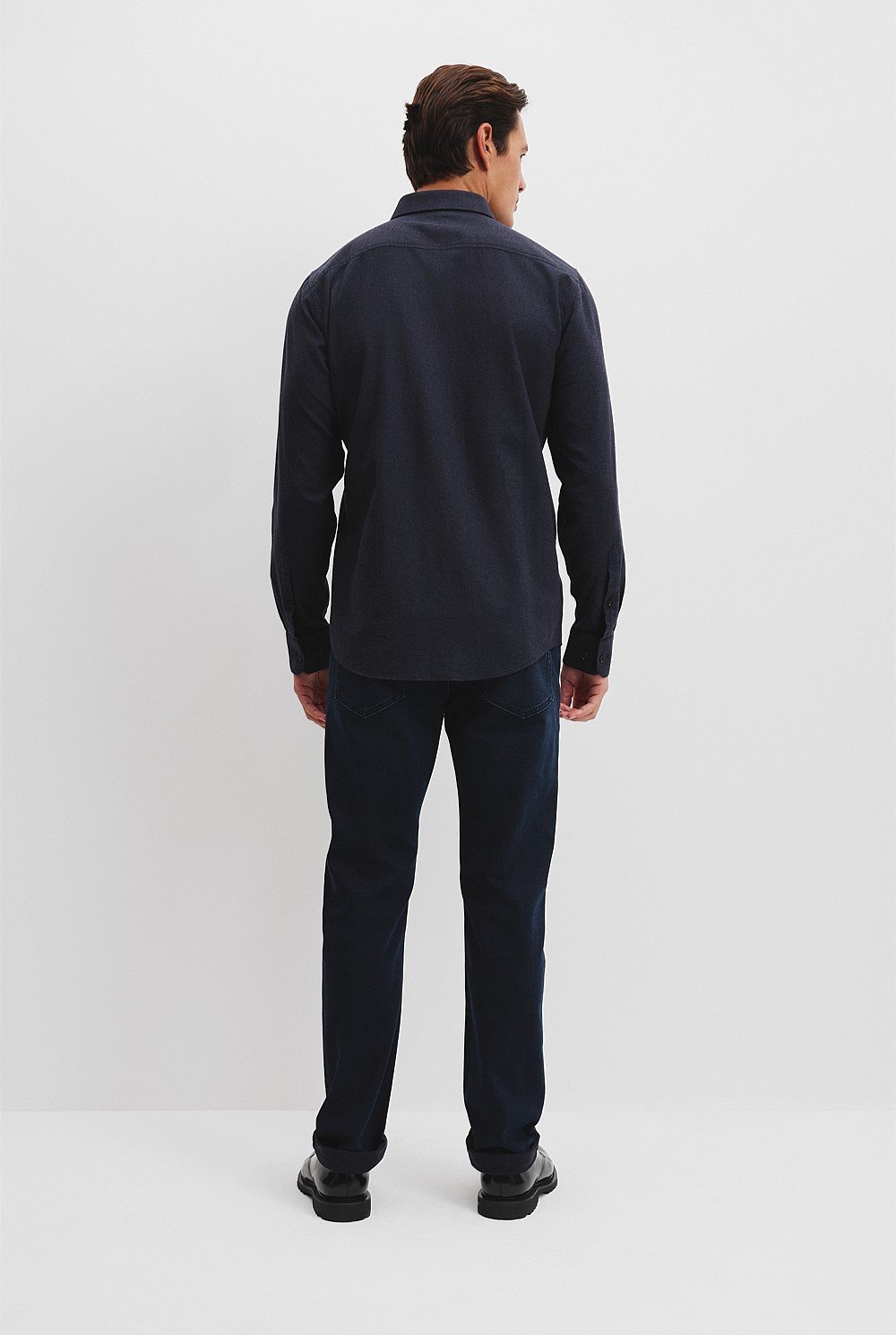 Regular Fit Brushed Good Earth Cotton Twill Shirt