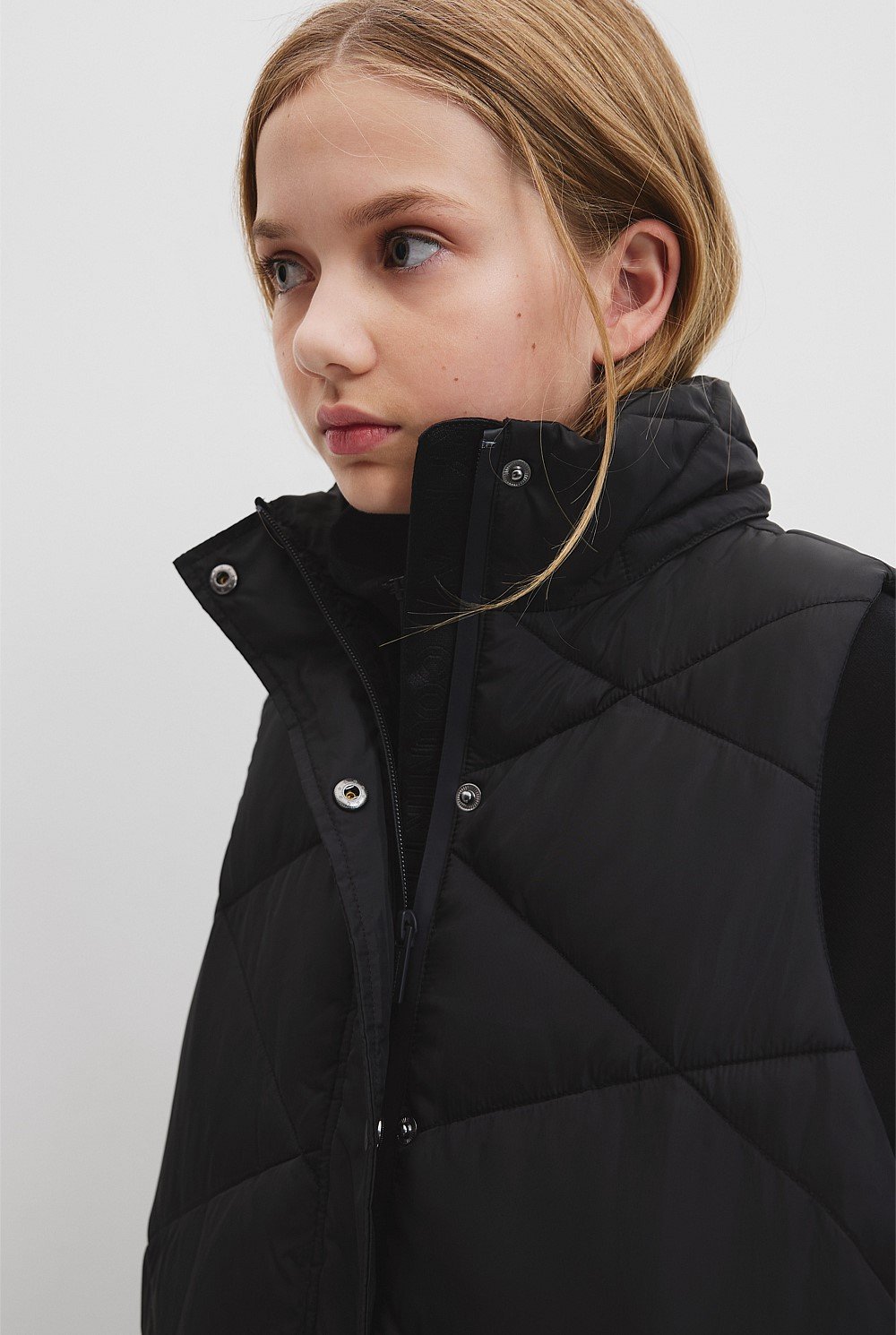 Teen Recycled Polyester Puffer Vest