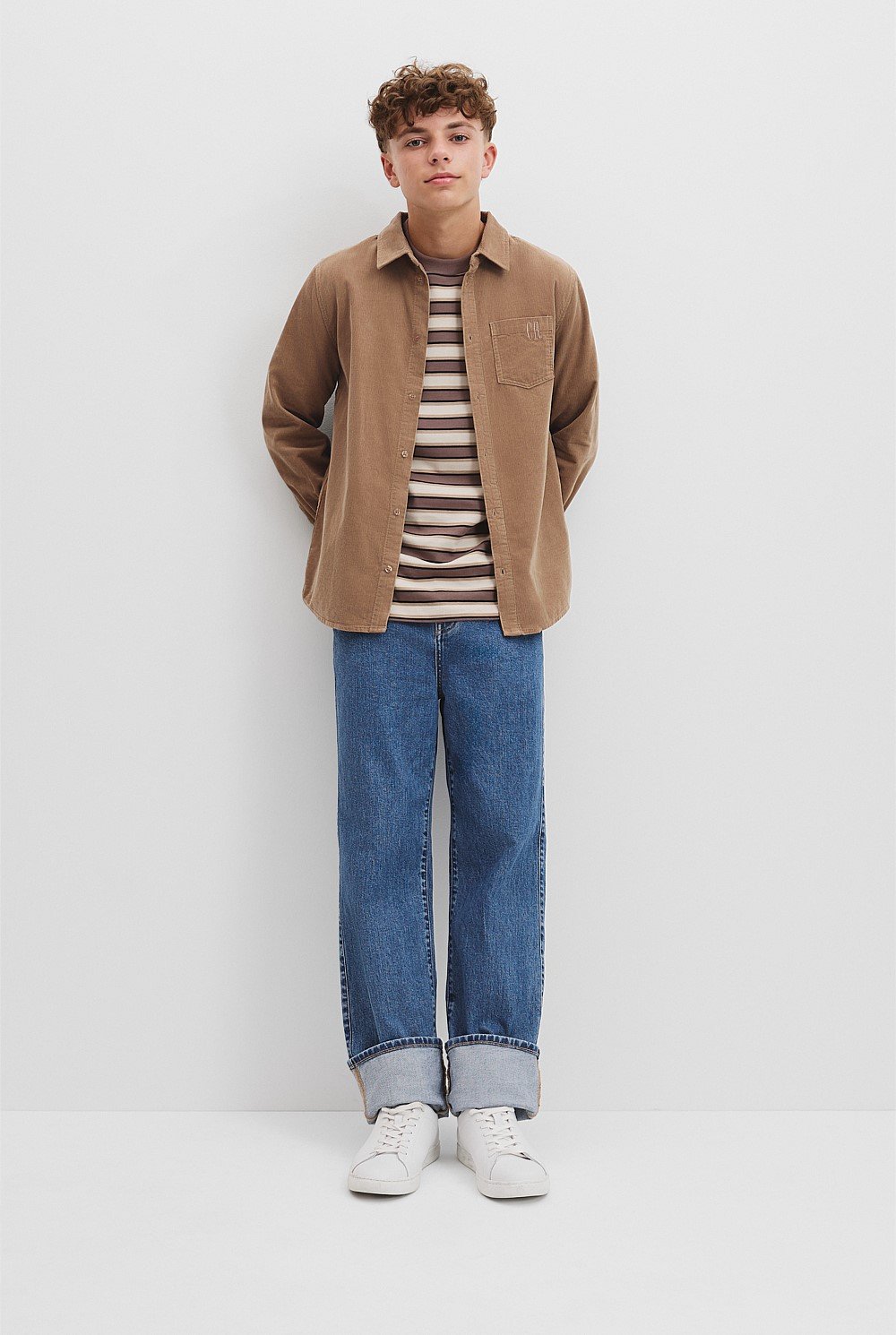 Teen Organically Grown Cotton Cord Shirt