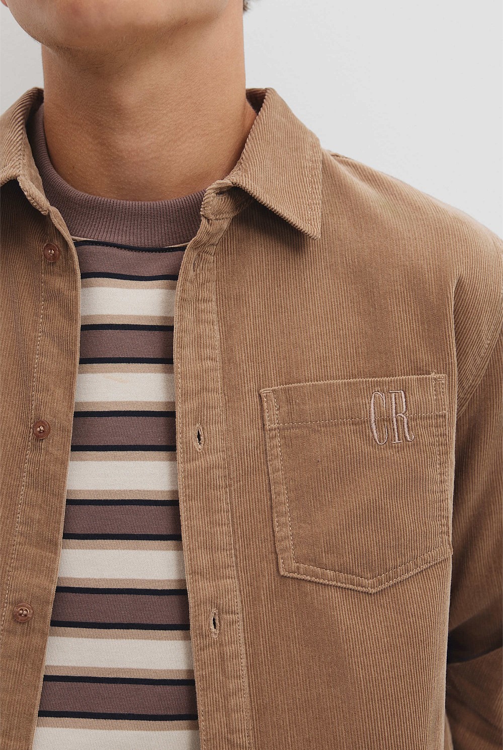 Teen Organically Grown Cotton Cord Shirt