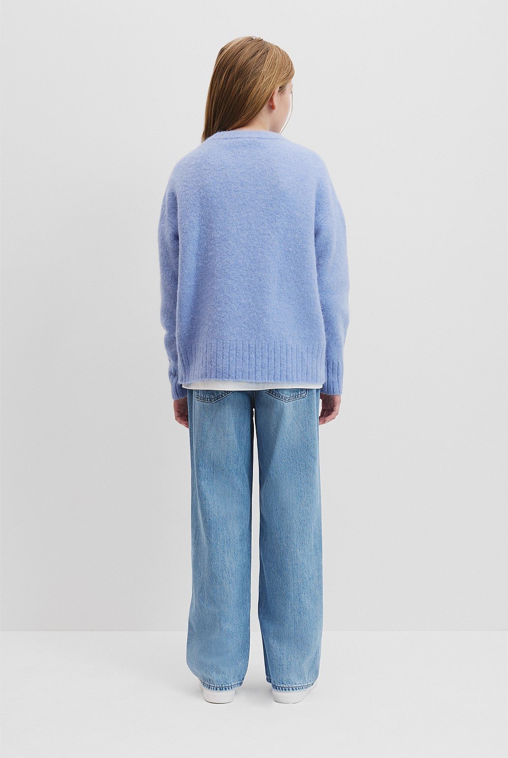 Teen Fluffy Knit Pullover