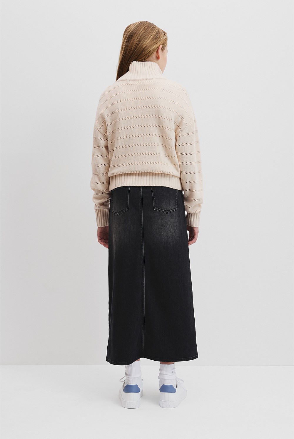 Teen Half Zip Knit