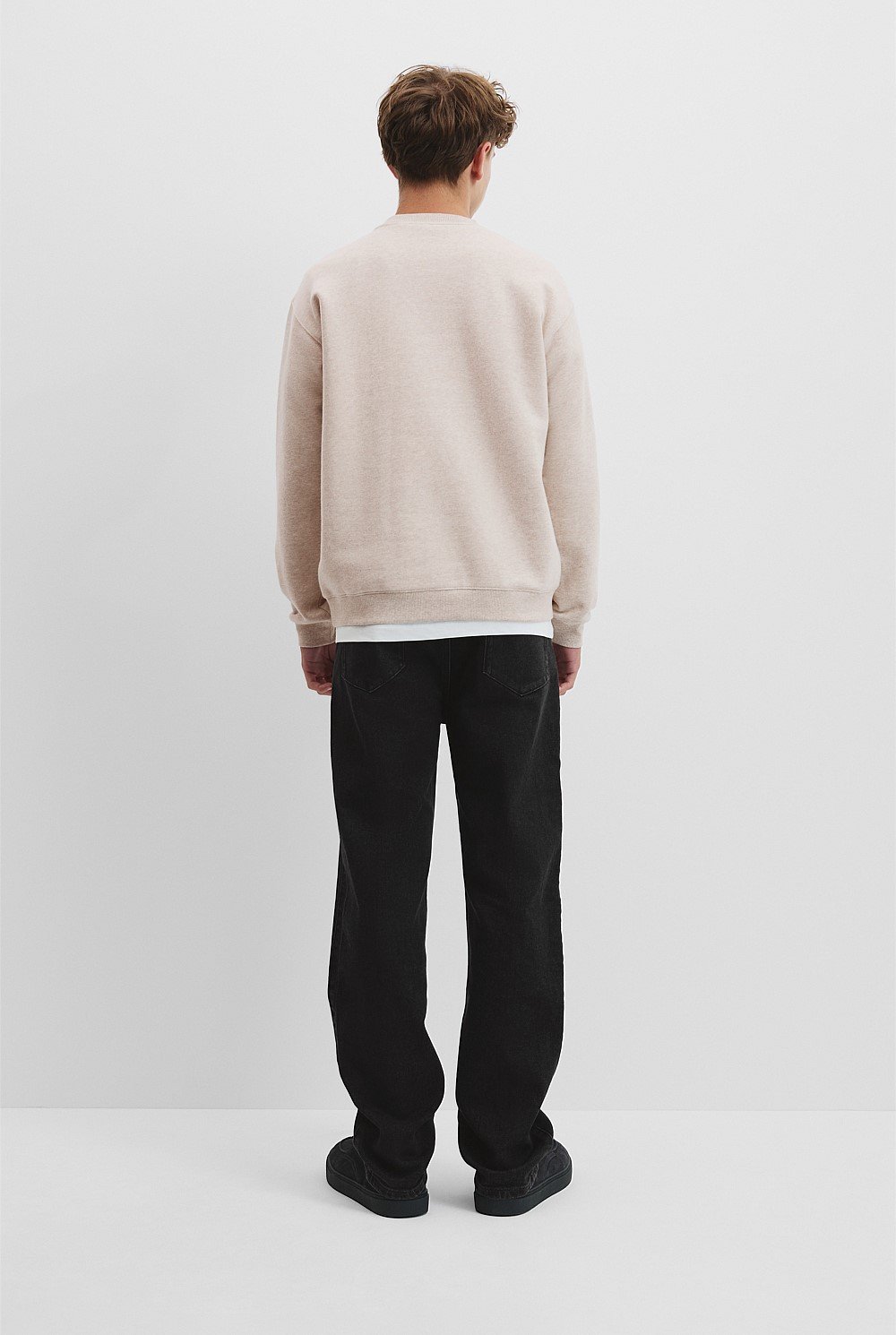 Teen Australian Cotton Logo Crew Neck Sweat